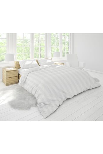 EVYA Set cuvertură de pilota unică - Seria Mint Hotel Elastic Satin de lux 90x190cm