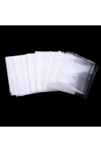 Kpop Dünyasi Şeffaf Desensiz Kart Koruyucu (20 Adet - 6x9 Cm)