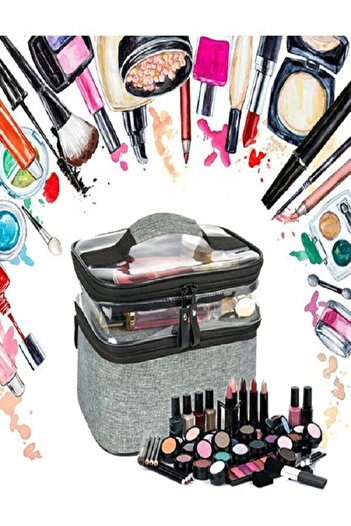 Ankaflex Makeup Bag Makeup Suitcase Transparent Bag Professional Travel Set New Generation