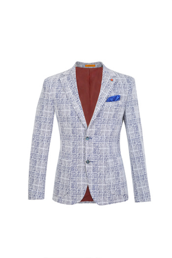 ACTUAL Indigo Slim Fit Single Jacket - 7168-2