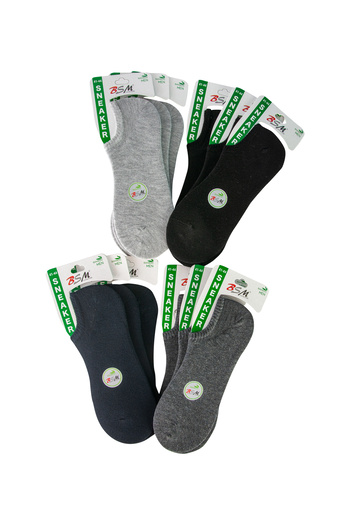 BSM High Quality 12 Pack Men's Sneakers Socks - Bamboo Seamless