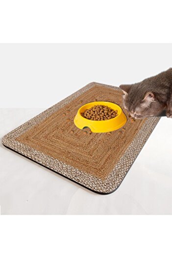 Else Dekor Else Cat Dog Food Water Pet Feeding Mat Mat Easy to Clean Absorbent Waterproof Base