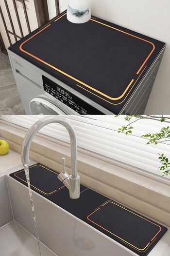 Else Dekor Κάλυμμα πλυντηρίου ρούχων Else Dryer Protection Mat και Water Catcher Νεροχύτης Ds07