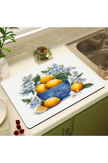 Else Dekor DSN-8 Non-Slip Water Absorbent Drying Cloth - Dish Drying Mat, Countertop Cover