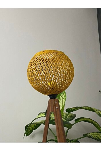 afralya home Jüt Ip Avize, Küre Sarkıt, Top Avize, Sarkıt, Jüt Top Küre Lambader Başlığı, Duysuz Ayaksız