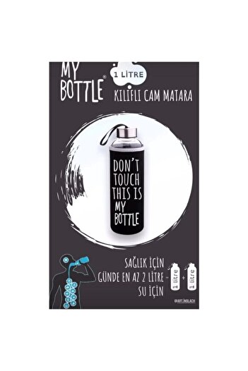 Cambu 1000 ml Black Healthy Water Bottle - 1lt Sports Water Bottle
