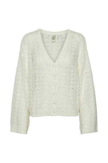 YAS. YASELLO LS KNIT CARDIGAN - S. Střih