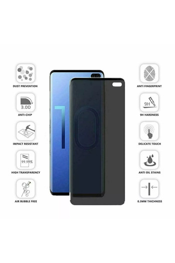Fibaks Samsung Galaxy S10 Plus - Compatible Ceramic Matte Screen Protector, No Fingerprint