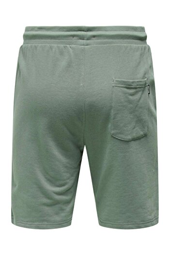 Only & Sons Men's Khaki Shorts - 100% Cotton, Decade Waist Tied,22015623