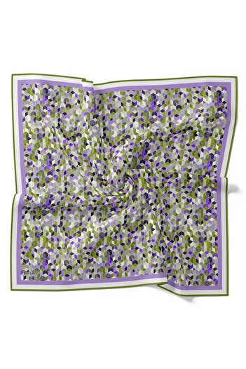 Levidor Geometric Patterned Cotton Sport Scarf