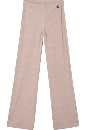 Calvin Klein SHINY RIB WIDE LEG PANTS