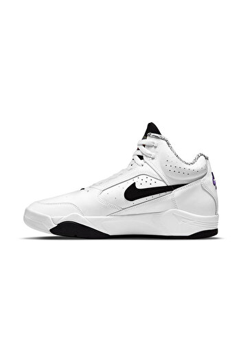Nike Unisex Λευκά παπούτσια μπάσκετ - DJ2518-100 Air Flight Lite Mid