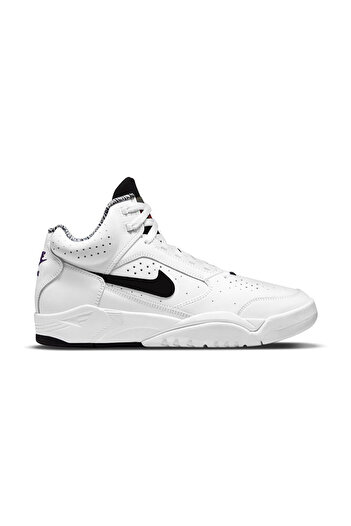 Nike Unisex Λευκά παπούτσια μπάσκετ - DJ2518-100 Air Flight Lite Mid