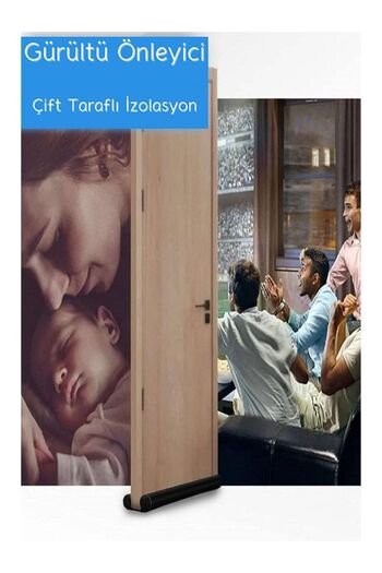 Ankaflex Kapı Altı Isı Ve Ses Yalıtım Rüzgar Önleyici Kapı Altı Rüzgarlık 2'li