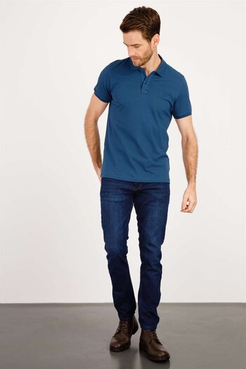 İgs Ανδρικό μπλουζάκι Polo Neck Modernfit - Slim Fit