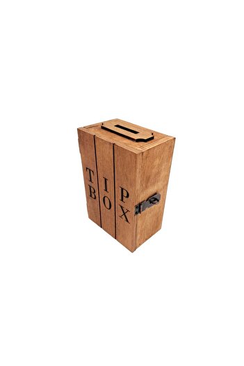 t tun's woods Tip vertical Lacăt cutie Cadou „18 cm înălțime, 12 cm lățime, 8 cm adâncime” cu scris sculptat