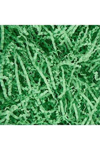 Verahed 500 Gram Pistachio Green Zigzag Plush Crop - Ornamental Filling Material Green Paper