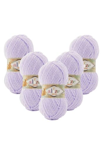 Alize Softy Plus Hand Knitting Thread Color 146 Pack of 5