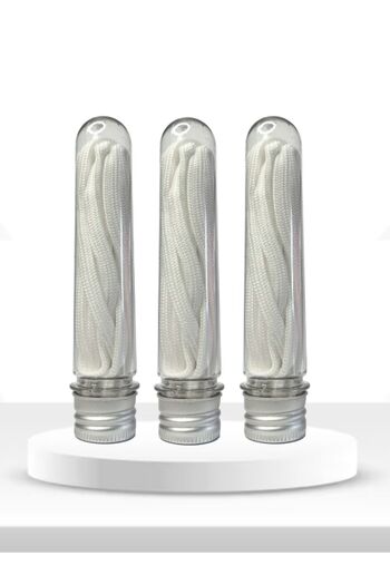 Take a Baacık White Shoelaces 3 Pack