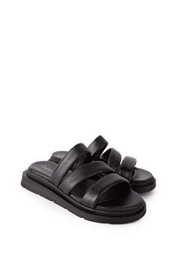 Gondol Women's Genuine Leather Comfortable Daily Stylish Slippers Ayh.45