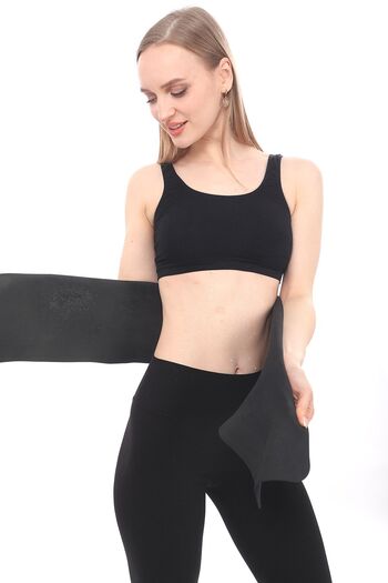 SAUNA SUIT Thermal Waist Corset Unisex 100% Sauna Fat Burning Sweat Belt Effective on Waist and Belly Area