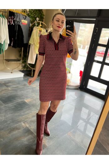 SHUGAA WOMEN'S POLO NECK DRESS