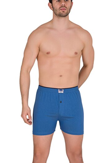 Berrak Men's Navy Blue Boxer