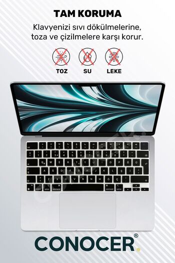CONOCER واقي لوحة المفاتيح ماك بوك اير برو M1-M2 A2681 A2442 A2779 A2485 A2780 A2941 تركي