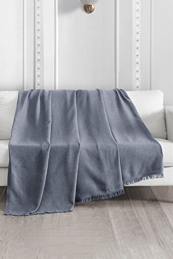 Denizli Concept 175x230 Cm Anthracite Sofa Cover - Modern and Stylish Design, Durable and Easy Care