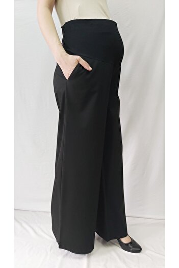 Tria Wide Leg Maternity Pants - Woven Fabric