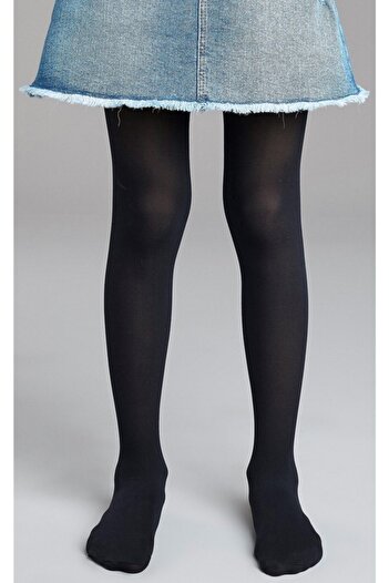 Penti Girl's Navy Blue Micro 40 Mousse Pantyhose 2-Piece