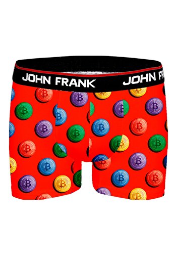 John Frank Erkek Crypto Desenli Boxer