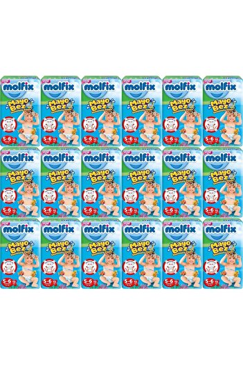 Molfix 180 Pieces Swim Diapers - Size 5-6 (14+kg)SwimmingPants