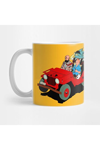 Pixxa Tintin Black Gold Mug