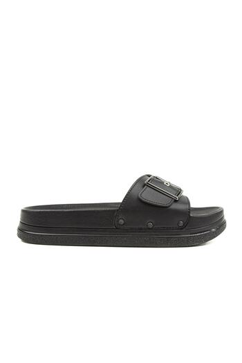 Pierre Cardin Γυναικείες μαύρες παντόφλες PC-6787