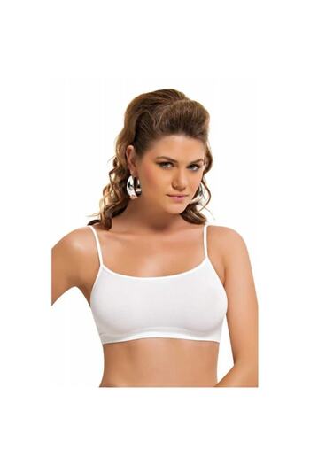 NBB Women's Seamless Rope Strap Half Tank Bra Bustier 2415