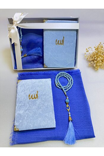 lifestyling 3-piece Bridal Bundle Set - Dowry, Gift and Flamed Head Scarf, Rosary and Yasin Sheriff