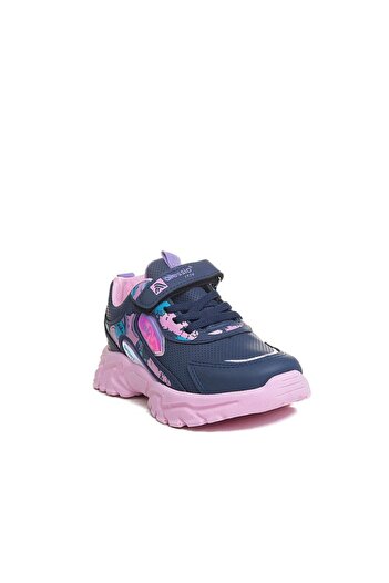 MAGIC SHOES Unisex Kids Pink Navy Blue Sports Shoes