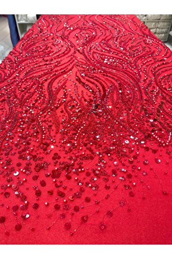 Metroteks Tekstil Lace Embroidered Wedding Dress Fabric - 7-23-03