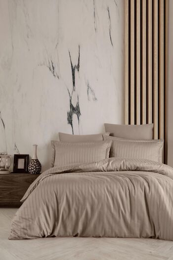 Soley Calisto Double Satin Duvet Cover Set - 100% Cotton