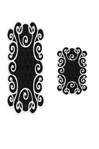 Alanur Home Style Laser Cut Σετ Μπάνιου 2 τεμαχίων St 210109 sy