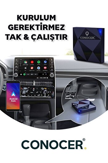 CONOCER Android Auto Wireless Carplay Adapter