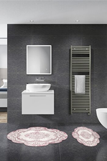 Alanur Home Alanur Dolunay Лазерне різання 2-компонентний набір для ванної кімнати St210107pu