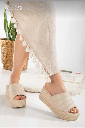 ATLAS AYAKKABI Slippers Detailed Shoes