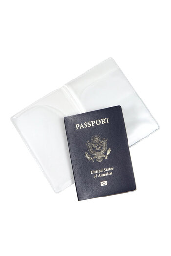 SPELT Transparent PVC Passport Covering - Transparent Protection Case