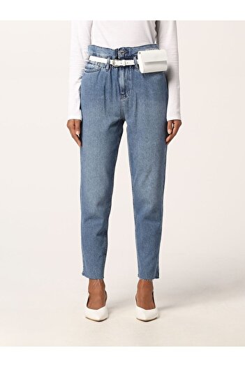 Liu Jo Women's Cotton Regular Cut Comfortable Blue Jeans Ua2043d4622