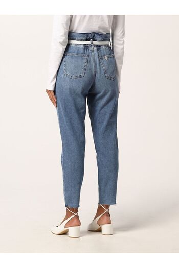 Liu Jo Women's Cotton Regular Cut Comfortable Blue Jeans Ua2043d4622