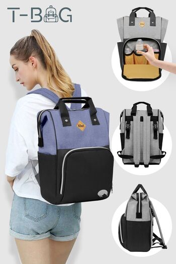 Kiwi T-bag Mother Baby Back Care Bag Blue