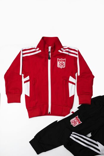 SPORSİDE SiVASSPOR Kids and Youth Sports Tracksuit Set - Red White, Biggest Sivas