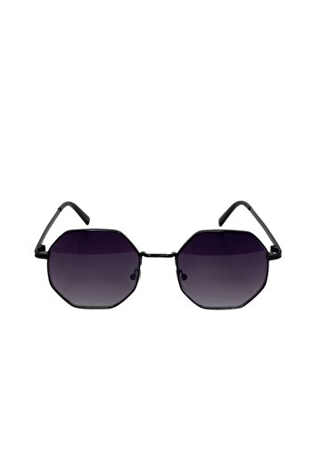 Atlas Accessory Octagonal Sunglasses Black